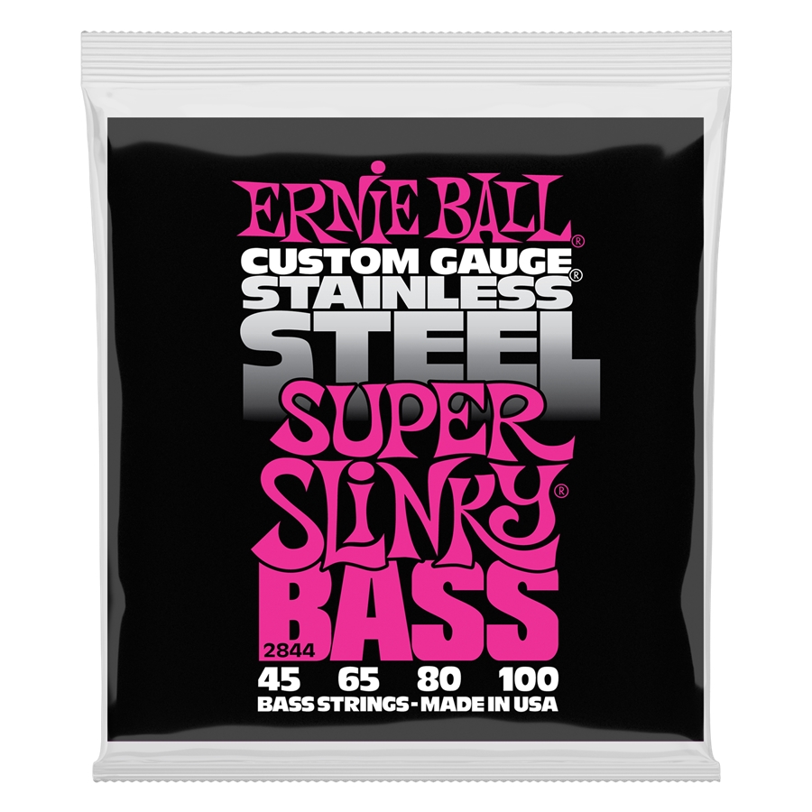 Ernie Ball 2844 Super Slinky Stainless Steel 45-100