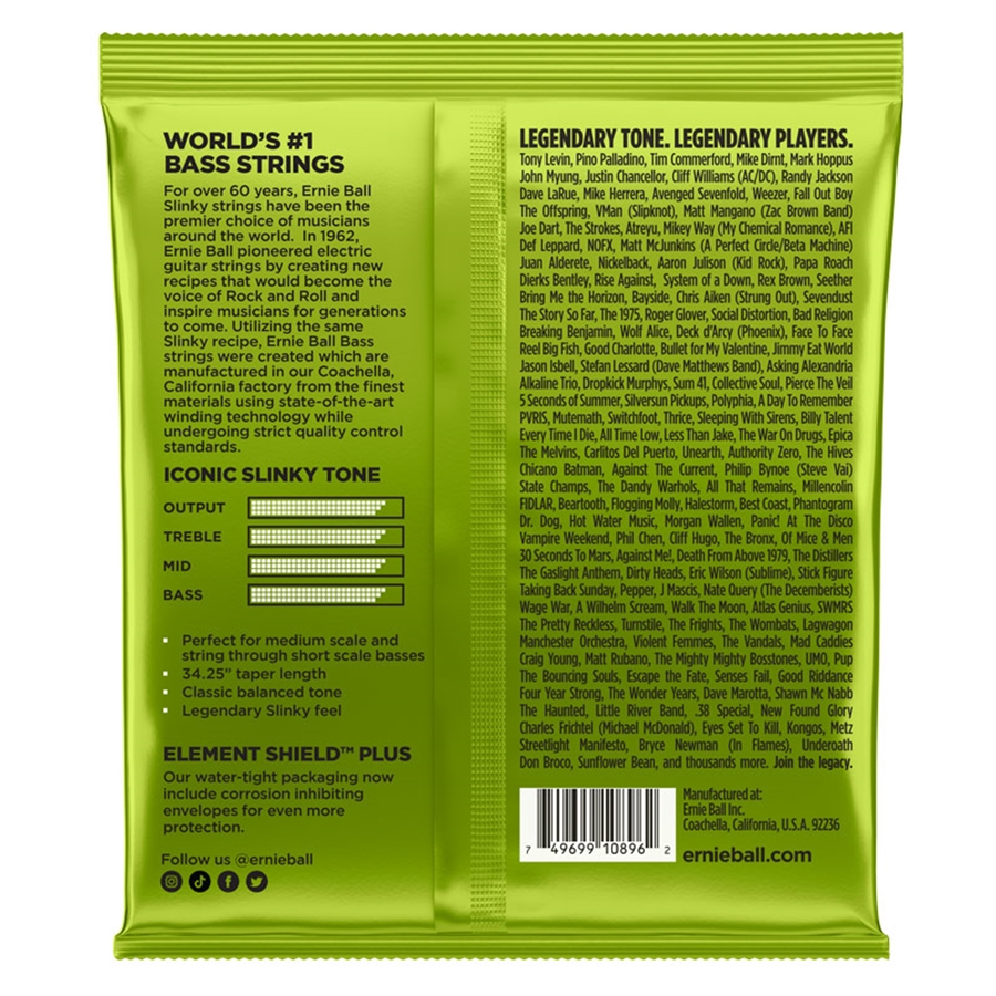 Ernie Ball 2856 Regular Slinky Nickel Wound Medium Scale