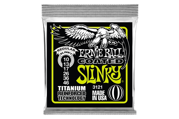 Ernie Ball - 3121 RPS Coated Titanium Regular Slinky 10-46