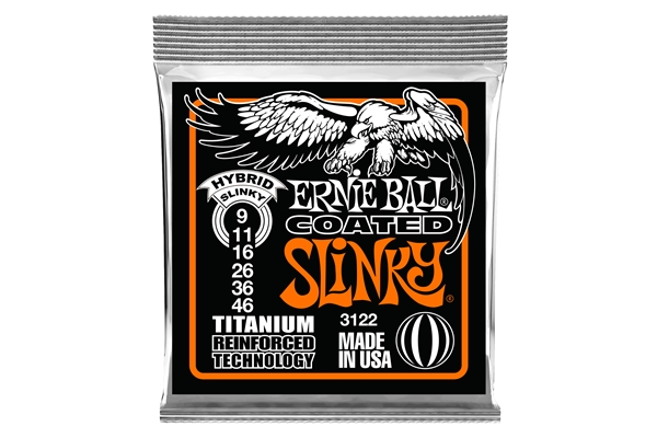 Ernie Ball - 3122 RPS Coated Titanium Hybrid Slinky 9-46