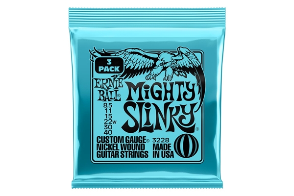 Ernie Ball 3228 Mighty Slinky Nckl Wn Pk 8.5 40