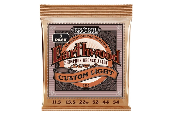 Ernie Ball - 3545 Erthwd Custom Light Phos 11.5 54