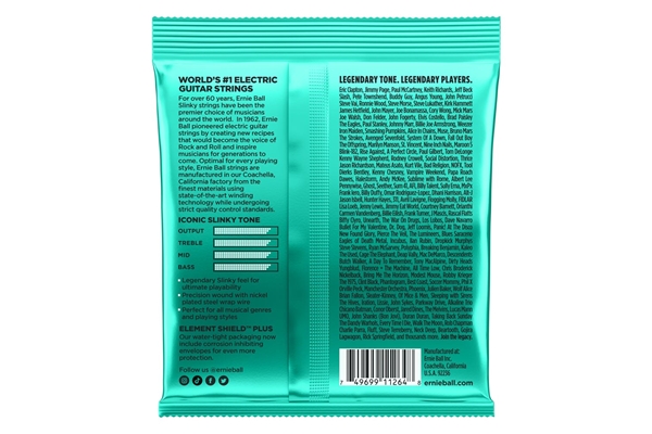 Ernie Ball - 3626 Not Even Slinky Nckl  3 Pk 12 56