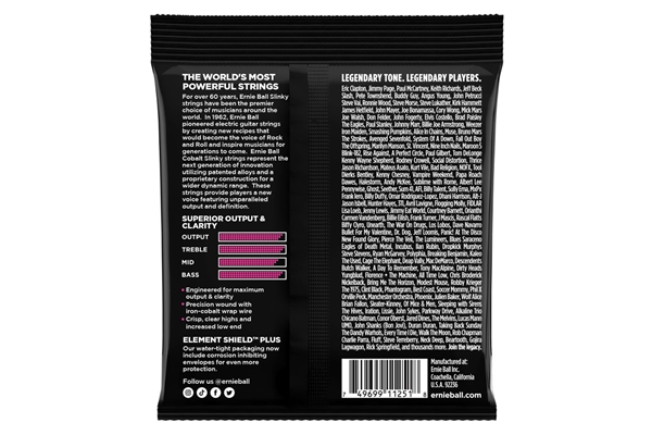 Ernie Ball - 3723 Super Slinky Cobalt 3 Pk 9 42