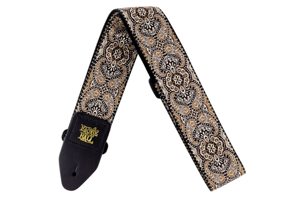 Ernie Ball - 4163 Tracolla Gold & Black Paisley Jacquard