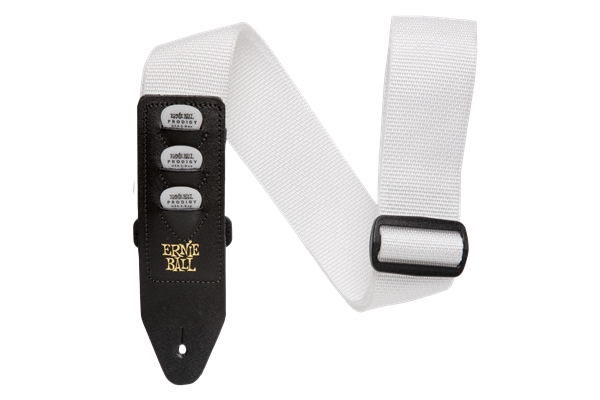 Ernie Ball - 4259 Pickholder Strap White