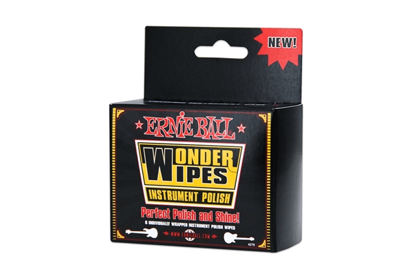 Ernie Ball - Cera per Strumenti Wonder Wipes - Confezione da 6