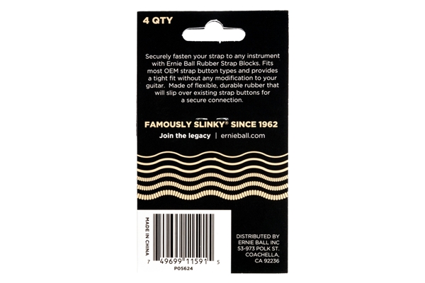 Ernie Ball - 5624 Strap Blocks Cream