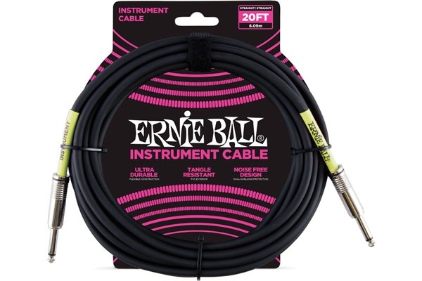 Ernie Ball - 6046 Cavo PVC Black 6 m