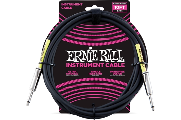 Ernie Ball 6048 Cavo PVC Black 3 m