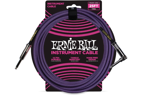 Ernie Ball 6069 Cavo Braided Purple 7,62 m