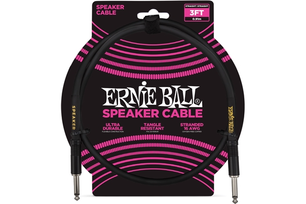 Ernie Ball - 6071 Cavo Speaker Black 90 cm