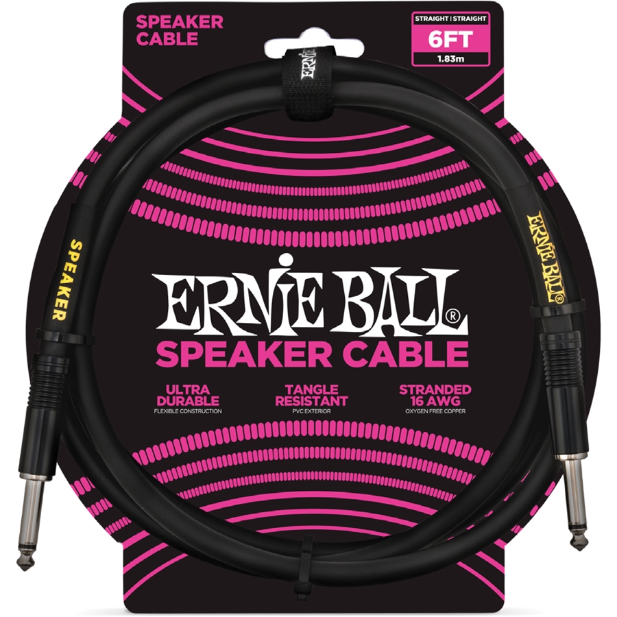 Ernie Ball 6072 Cavo Speaker Black 1,8 m