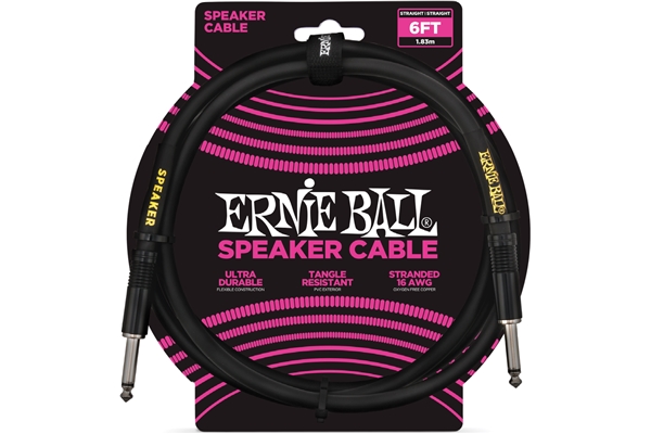 Ernie Ball 6072 Cavo Speaker Black 1,8 m