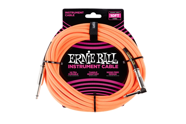 Ernie Ball - 6079 Cavo Braided Neon Orange 3,05 m