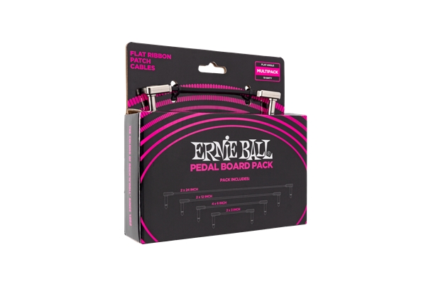 Ernie Ball - 6224 Flat Ribbon Patch Cables Multi-Pack