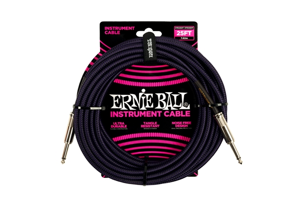 Ernie Ball 6397 Braided Straight Straight 7.6m