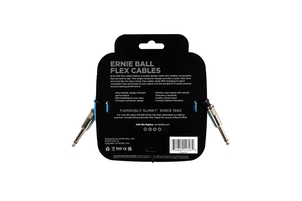 Ernie Ball - 6412 Flex Cable Blue 3m