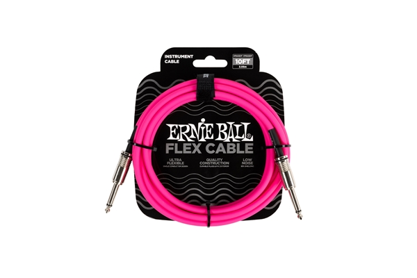 Ernie Ball - 6413 Flex Cable Pink 3m