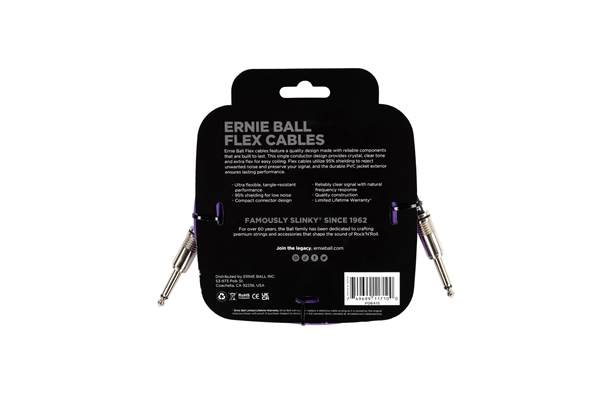 Ernie Ball - 6415 Flex Cable Purple 3m