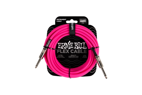 Ernie Ball - 6418 Flex Cable Pink 6m