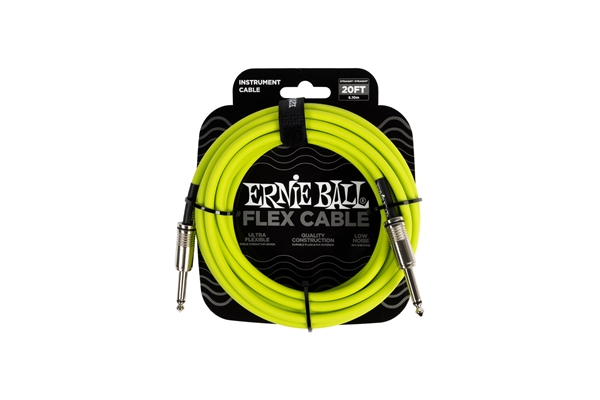 Ernie Ball - 6419 Flex Cable Green 6m