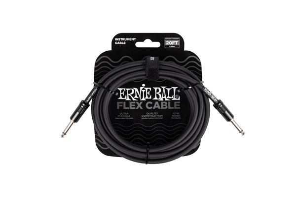 Ernie Ball 6435 Flex Cable Black 6m