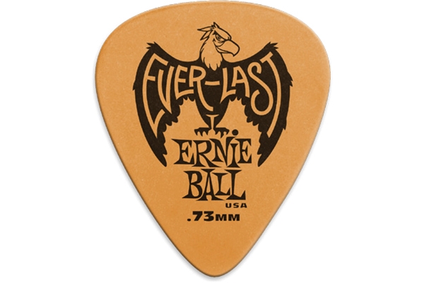 Ernie Ball - 9190 Plettri Everlast Orange 0.73mm Busta da 12