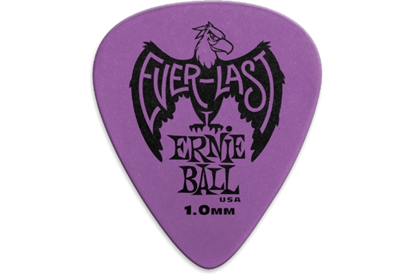 Ernie Ball - 9193 Plettri Everlast Purple 1.00mm Busta da 12