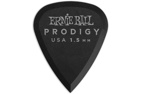 Ernie Ball - 9199 Plettri Prodigy Standard Black 1,5 mm Busta 6