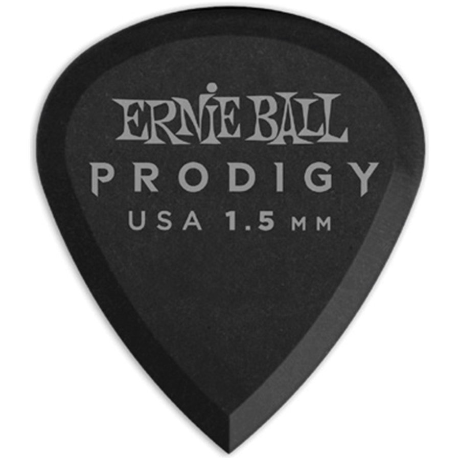 Ernie Ball 9200 Plettri Prodigy Mini Black 1,5 mm Busta da 6