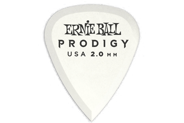 Ernie Ball 9202 Plettri Prodigy Standard White 2,0 mm Busta da 6