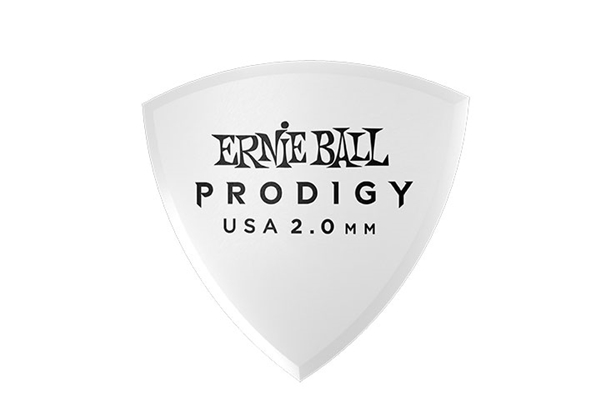 Ernie Ball - 9337 Plettri Prodigy Shield White 2,0 mm Busta 6