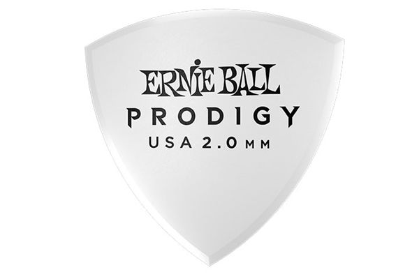 Ernie Ball 9338 Plettri Prodigy Large White 2,0 mm Busta 6