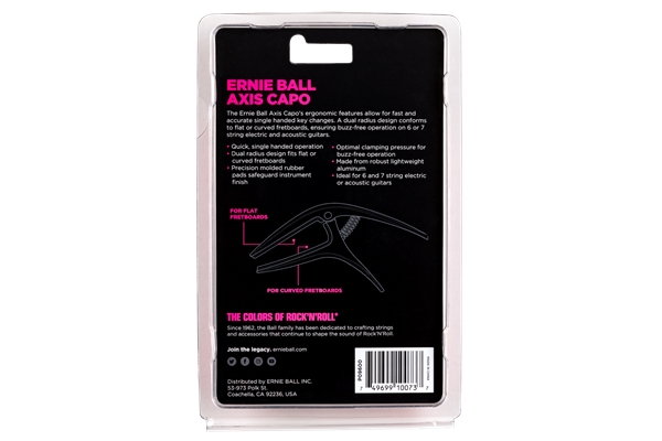Ernie Ball - 9600 Axis Capo Black