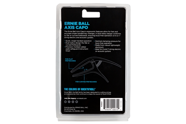 Ernie Ball - 9601 Axis Capo Silver