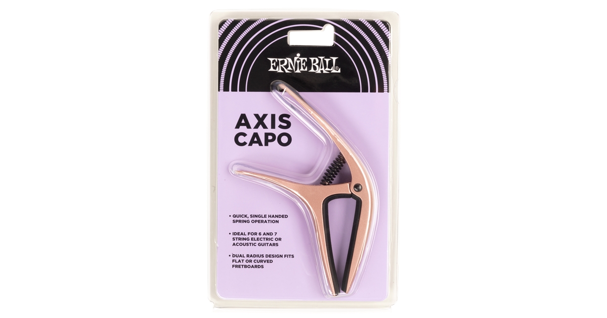 Ernie Ball 9605 Axis Capo Rose Gold 2021