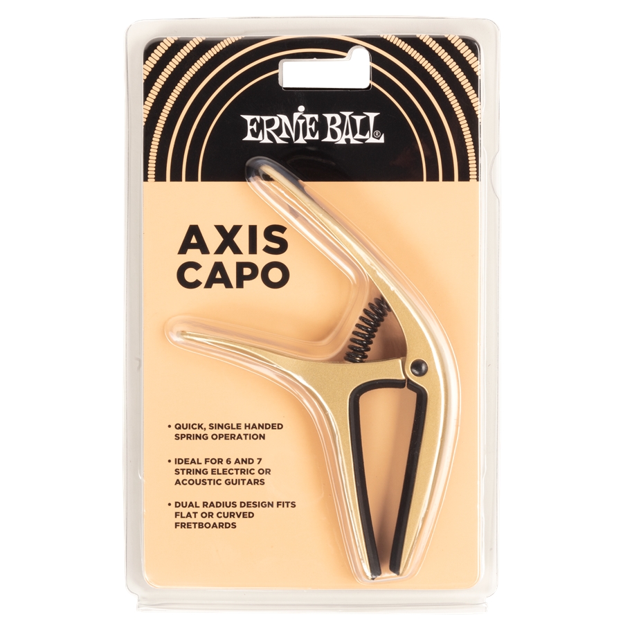 Ernie Ball 9606 Axis Capo Gold Satin 2021