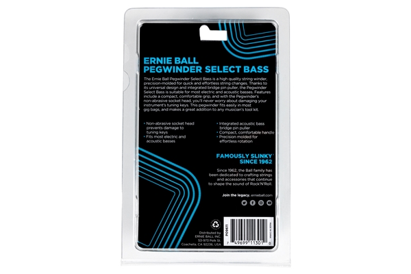 Ernie Ball - 9611 Pegwinder Select Bass