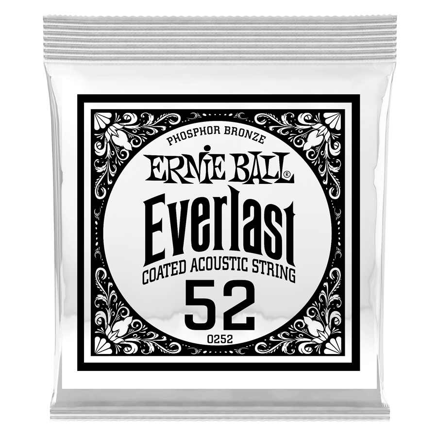 Ernie Ball 0252 Everlast Coated Phosphor Bronze .052