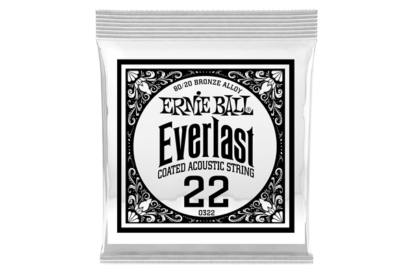 Ernie Ball - 0322 Everlast Coated 80/20 Bronze .022