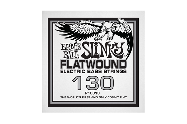 Ernie Ball - 0813 Cobalt Flatwound Bass .130