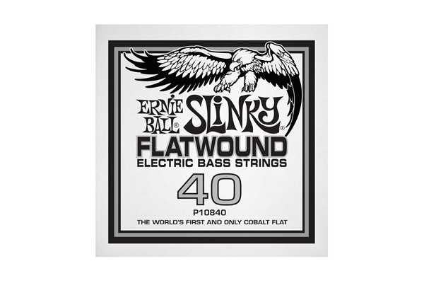 Ernie Ball - 0840 Cobalt Flatwound Bass .040