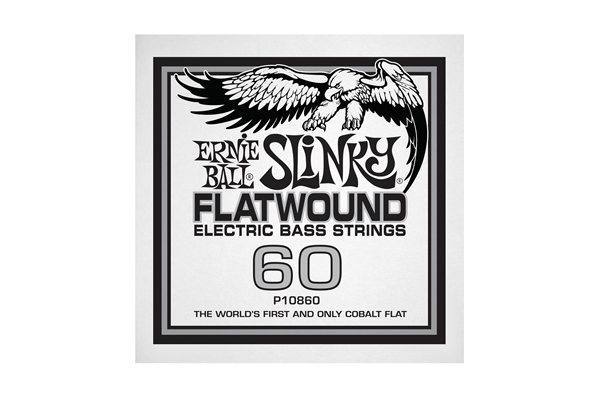 Ernie Ball - 0860 Cobalt Flatwound Bass .060