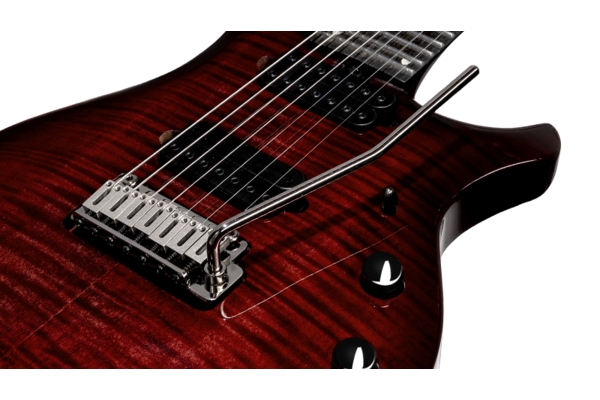 Sterling by Music Man - Majesty DiMarzio 7 Corde Royal Red