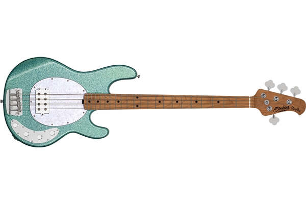 Sterling by Music Man StingRay RAY34 Sparkle Seafoam Sparkl