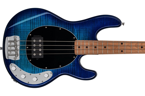 Sterling by Music Man - StingRay RAY34 Flame Neptune Blue