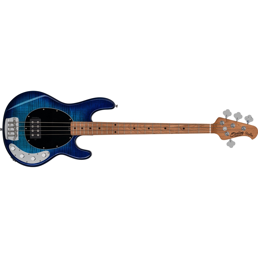 Sterling by Music Man StingRay RAY34 Flame Neptune Blue