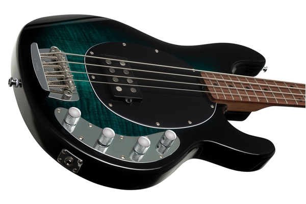 Sterling by Music Man - StingRay RAY34 Flame Maple Teal