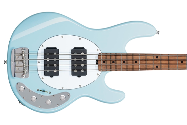 Sterling by Music Man - Stingray Ray34HH Daphne Blu Tastiera Acero Roasted